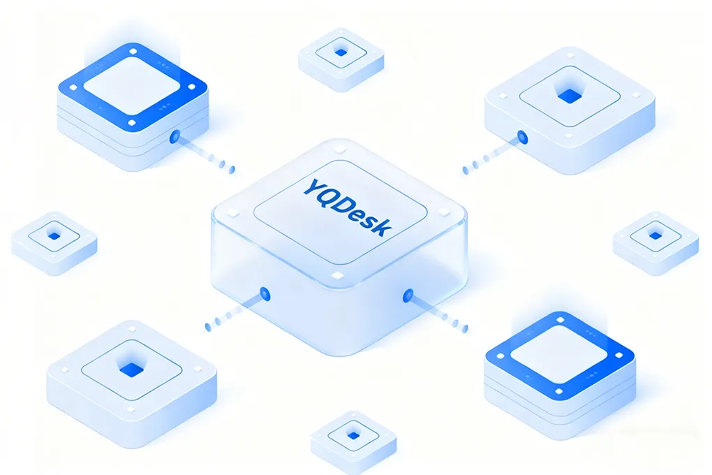 YQDesk云桌面传输协议示意图